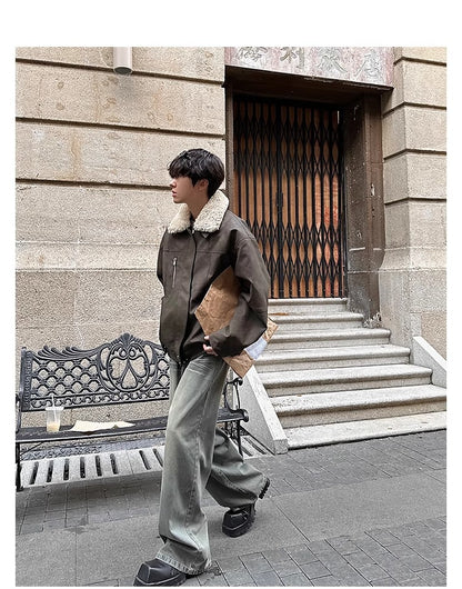 レザーファージャケット